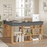 Bureau Hoca Melamine Atlantic Pine Zwart