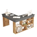 Bureau Hoca Melamine Atlantic Pine Zwart