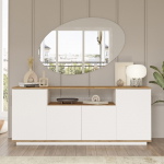 Dressoir Fethiye Wit/Naturel 180cm