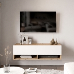 Tv-Meubel Faroe Melamine Atlantic Pine Wit