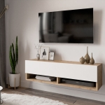 Tv-Meubel Faroe Melamine Atlantic Pine Wit