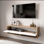 Tv-Meubel Faroe Melamine Atlantic Pine Wit