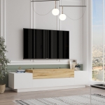 Tv-Meubel Fidschi Melamine Felt Wit