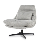 Eleonora Fauteuil Cooper Met Kussen Grijs Houston