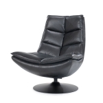 Eleonora Fauteuil Sven Zwart Boho Leer