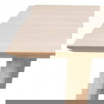Salontafel Dysta Eikenfineer Wit 115cm - Giga Living