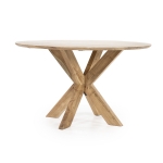 Eleonora Eettafel Nikki 130x130cm Naturel