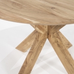 Eleonora Eettafel Nikki 130x130cm Naturel