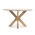 Eleonora Eettafel Nikki 130x130cm Naturel