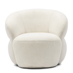 Rivièra Maison Fauteuil San Remo Bouclé Wit