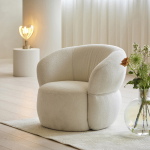 Rivièra Maison Fauteuil San Remo Bouclé Wit