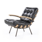 Eleonora Fauteuil Bastiaan Zwart Java Leder