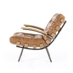 Eleonora Fauteuil Bastiaan Cognac Java Leder