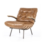 Eleonora Fauteuil Bastiaan Cognac Java Leder