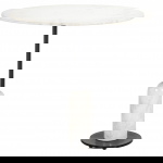 Richmond Eettafel Jagger Marmer Wit Ø76cm