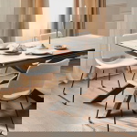 Kave Home Uitschuifbare Tafel Atminda Porselein 160 (210)x90cm