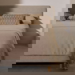 Kave Home Bed Valma Chenille Parel 90x200cm