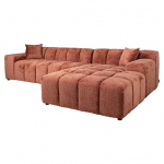 Richmond Sofa Cube 3-zits + Lounge Rechts Fusion Blush