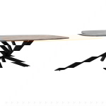 Tower Living Eetkamertafel Silvi 180cm Naturel