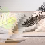LABEL51 Bank Kay Naturel Bouclé 2,5-Zits + Ottomane Rechts