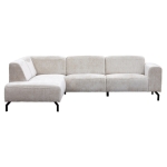 Bank Milan 3,5-zits Links Beige - Giga Meubel