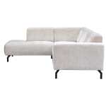 Bank Milan 3,5-zits Links Beige - Giga Meubel