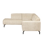 Bank Milan 3,5-zits Links Taupe - Giga Meubel