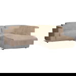 Bank Parijs 2,5-zits Rechts Taupe - Giga Meubel