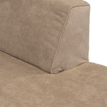 Bank Parijs 2,5-zits Rechts Taupe - Giga Meubel