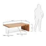 Kave Home Salontafel Tulsi 120x70cm