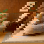 DÉJA Draaifauteuil Melbu Beige