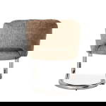 DÉJA Eetkamerstoel Dovre Taupe/Chrome