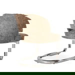 DÉJA Eetkamerstoel Dovre Taupe/Chrome