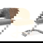 DÉJA Eetkamerstoel Dovre Taupe/Chrome