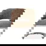 DÉJA Eetkamerstoel Dovre Taupe/Chrome