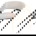 DÉJA Eetkamerstoel Fureso Beige/Walnoot