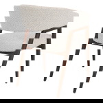 DÉJA Eetkamerstoel Fureso Beige/Walnoot