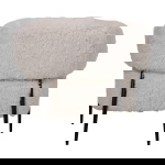 DÉJA Fauteuil Bogo Fluffy Beige