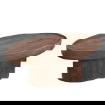 DÉJA Salontafel Sola Donkerbruin 120cm