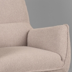 LABEL51 Draaifauteuil Rodia Naturel Bouclé