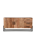LABEL51 Lage Bergkast 2-Deurs Fence Vintage Metaal