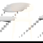 Eetkamerstoel Alexia Beige/Beige - Giga Meubel
