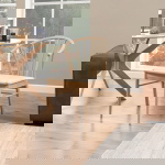 Eetkamerstoel Dolen Met Armleuning Paper Plaits Off White/Naturel - Giga Living