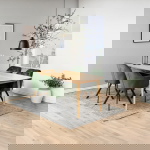 Eetkamerstoel Lida Met Armleuning Forest Groen - Giga Living