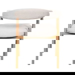 Eetkamerstoel Mila Beige/Naturel - Giga Meubel