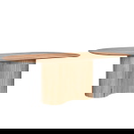 Eettafel Ava Ovaal Naturel 240cm - Giga Meubel