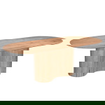 Eettafel Ava Ovaal Naturel 240cm - Giga Meubel