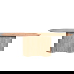 Eettafel Ava Ovaal Naturel 240cm - Giga Meubel