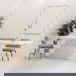 Eettafel Avia Rechthoek Wit 200cm - Giga meubel