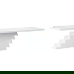 Eettafel Avia Rechthoek Wit 200cm - Giga meubel